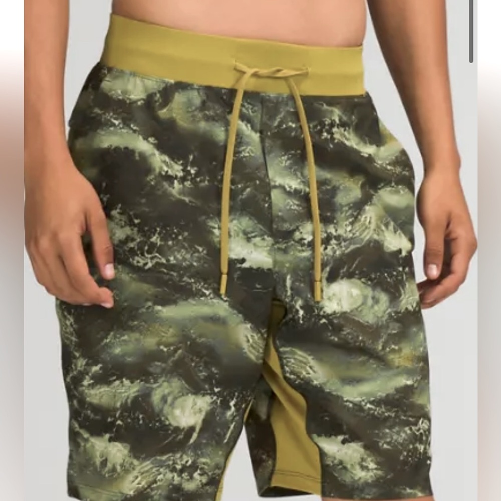 LULULEMON mens small T.H.E linerless shorts